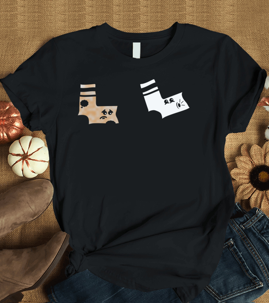 Socks to Be You Dirty Sock Funny Cartoon T-Shirt