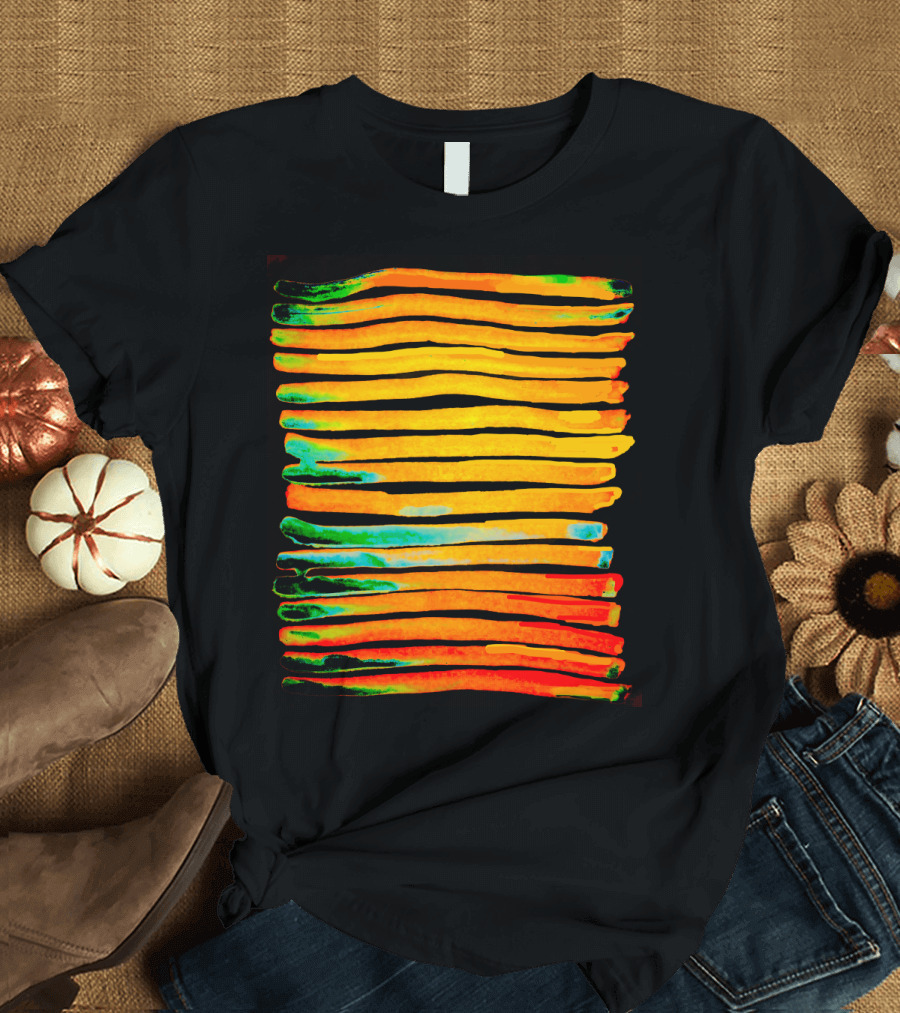 Vibrant Stripes Inspired by Africa Land of Gold T-Shirt