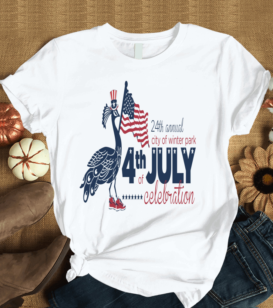 24th Annual City of Winter Park 4th of July T-Shirt