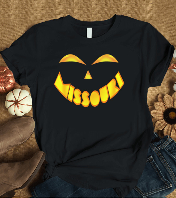 T-Shirt: Missouri Pumpkin Face Jack O' Lantern T-Shirt Missouri Pumpkin Face Jack O' Lantern T-Shirt