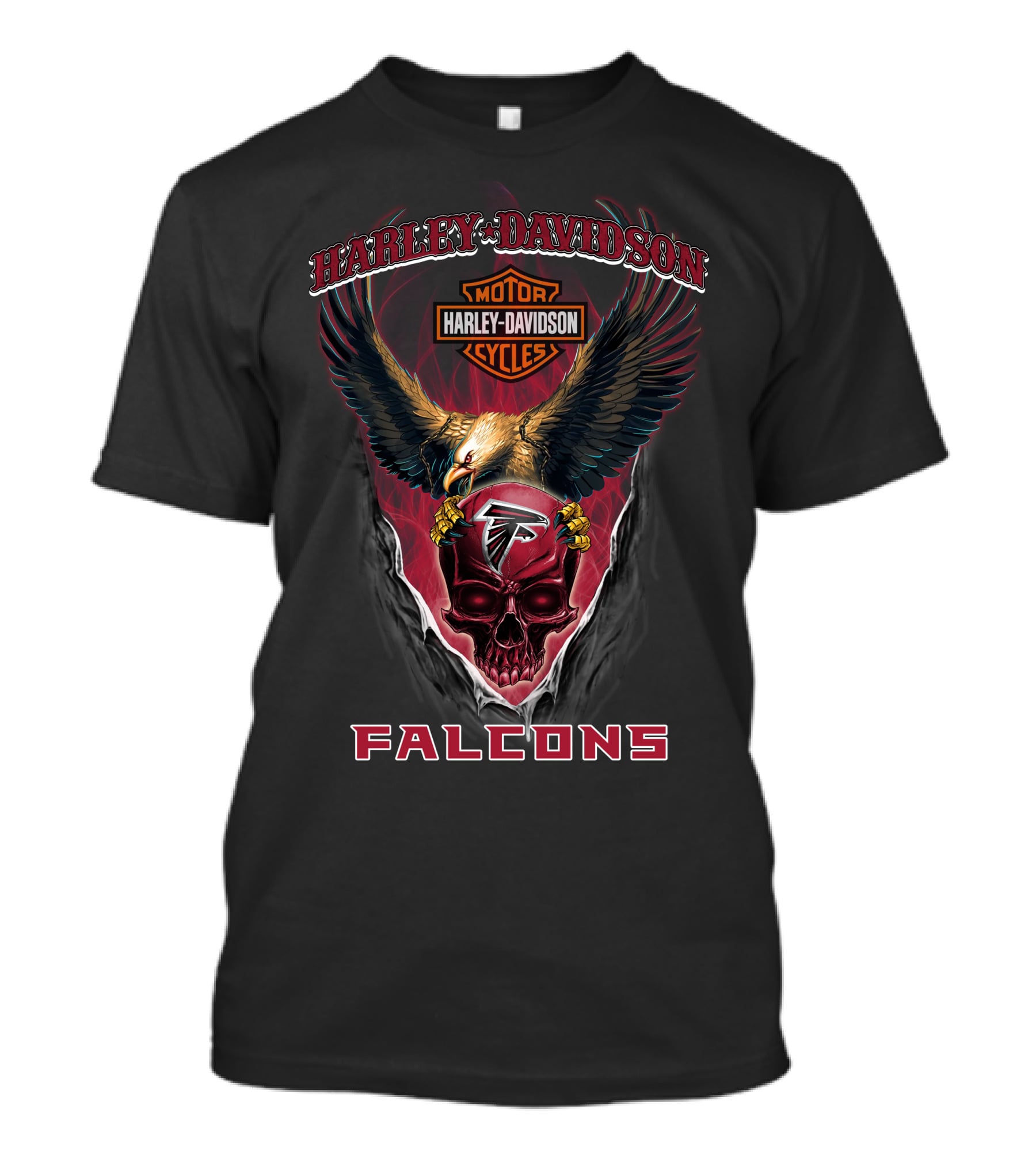 Harley Davidson Motorcycles Falcons T-Shirt