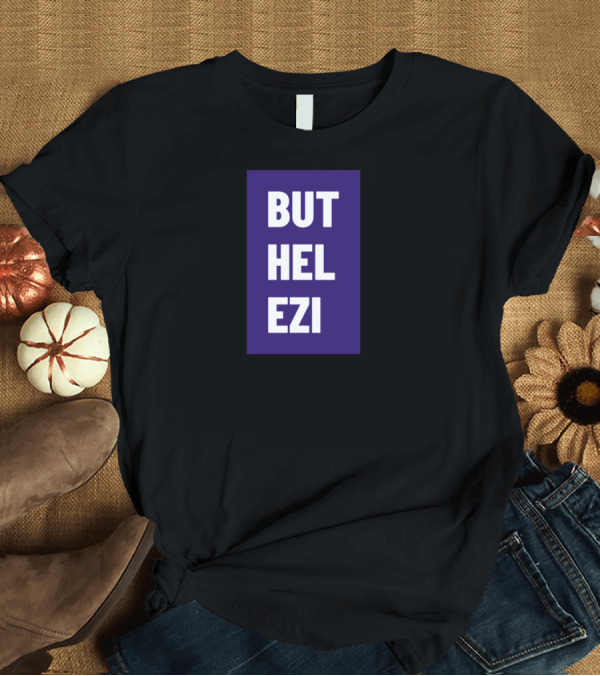 T-Shirt: Bold Buthelezi Text in Purple Block T-Shirt Bold Buthelezi Text in Purple Block T-Shirt