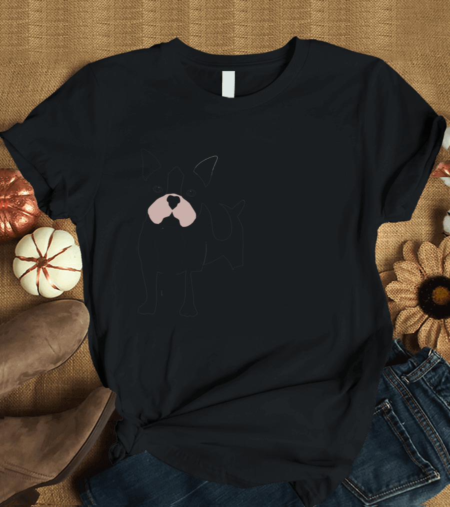 French Bulldog I Hate Mornings Comic T-Shirt