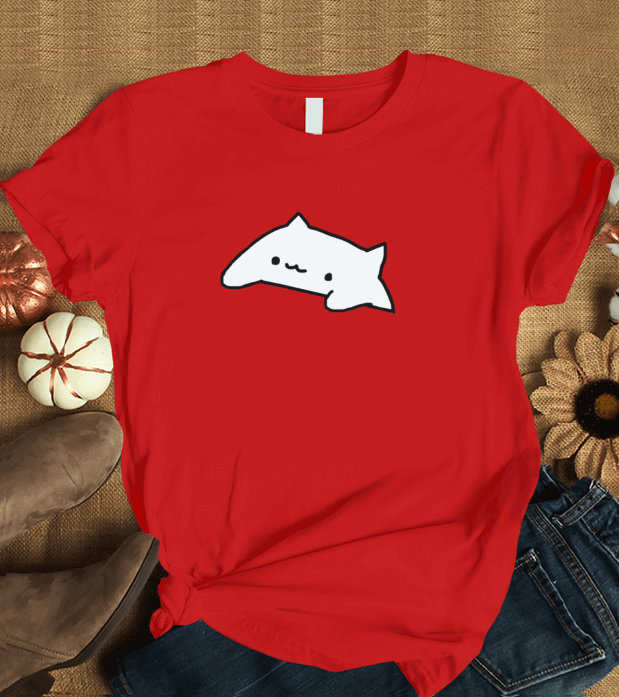 Bongo Cat Meme Adorable Minimalist T-Shirt