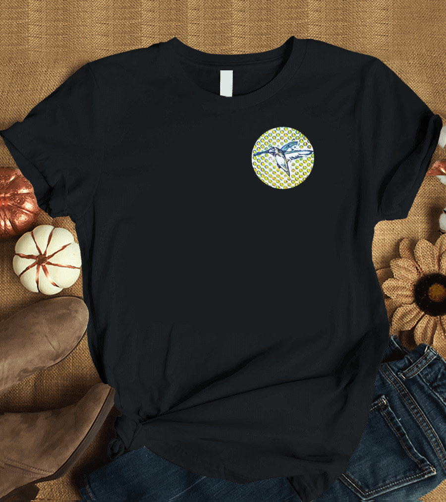 Circle of Humming Birds in Colorful T-Shirt
