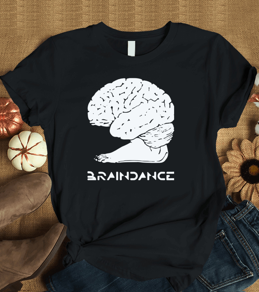 Braindance Foot Brain Humour Fusion T-Shirt