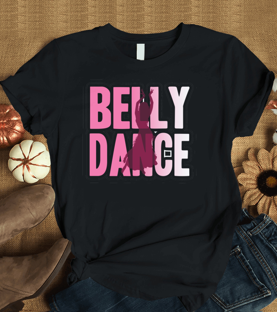 Belly Dance Silhouette in T-Shirt