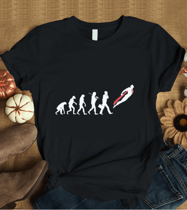 T-Shirt: Superhero Evolutionary Journey through Time T-Shirt Superhero Evolutionary Journey through Time T-Shirt
