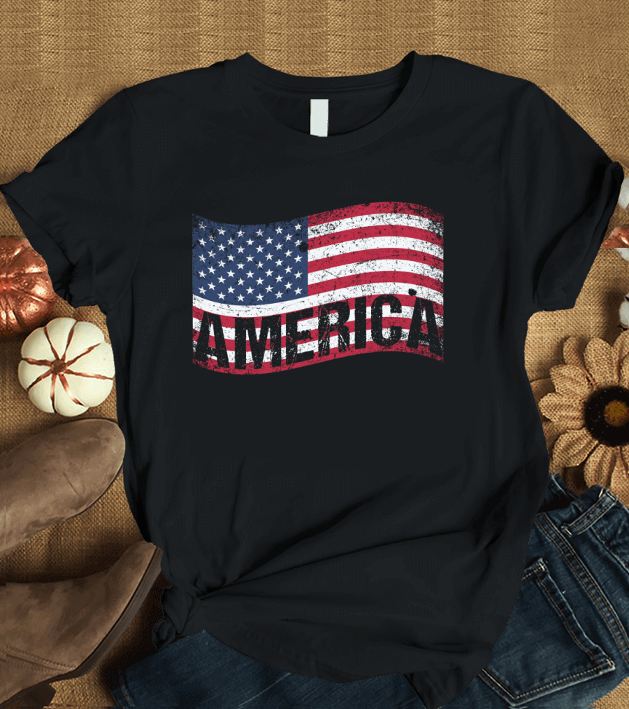 America American Flag T-Shirt