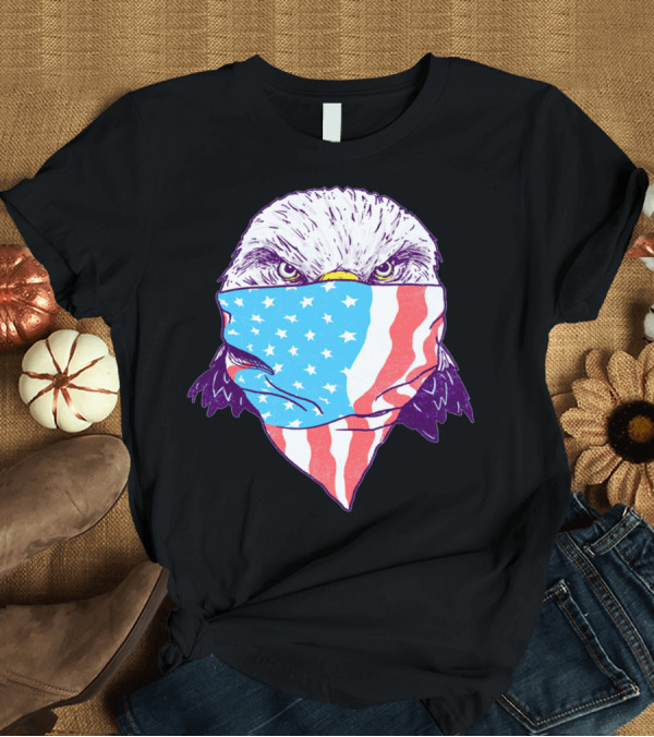 T-Shirt: birdEvents Other Bald Eagle American Flag Bandana T-Shirt birdEvents Other Bald Eagle American Flag Bandana T-Shirt