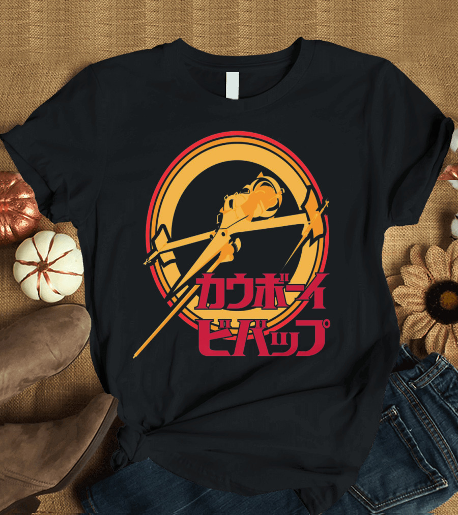 Cowboy Bebop Swordfish II Logo Kanji T-Shirt