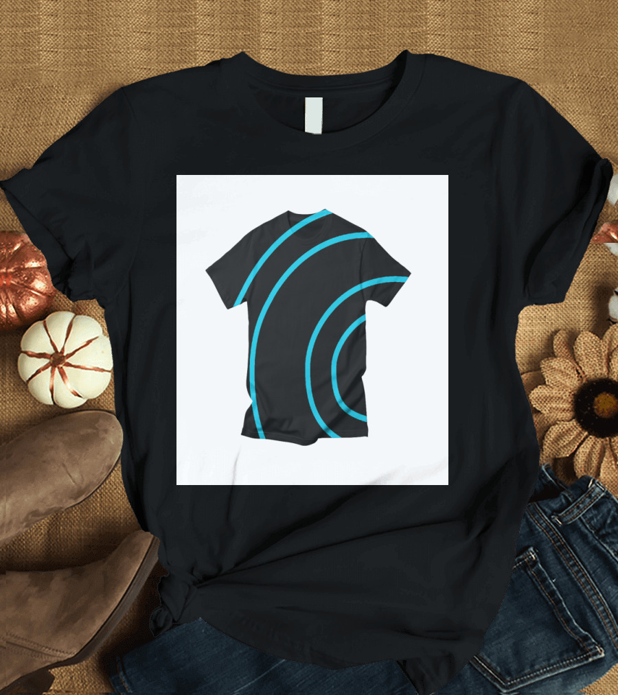 Black and Blue Circles T-Shirt