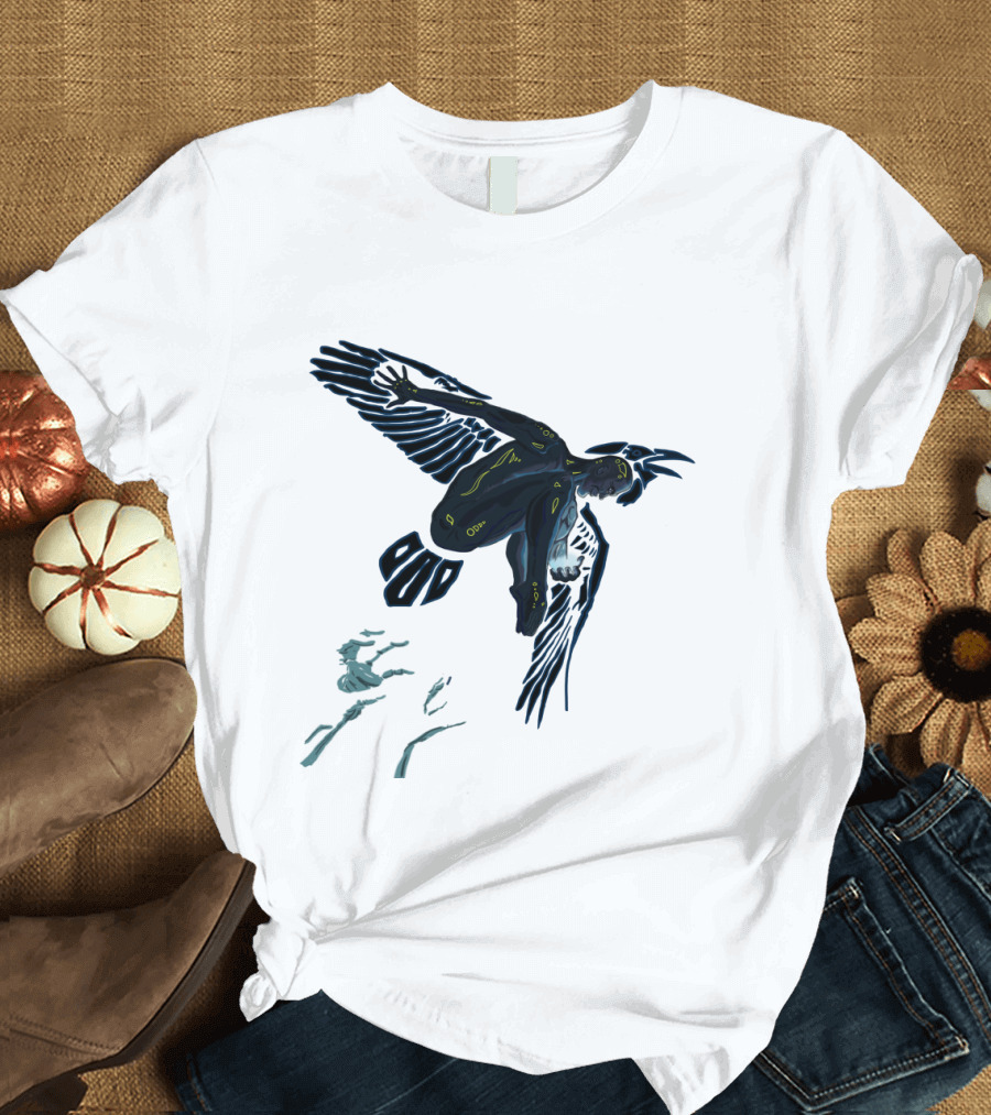 Raven Steals Daylight Mythical Raven and Mysterious T-Shirt