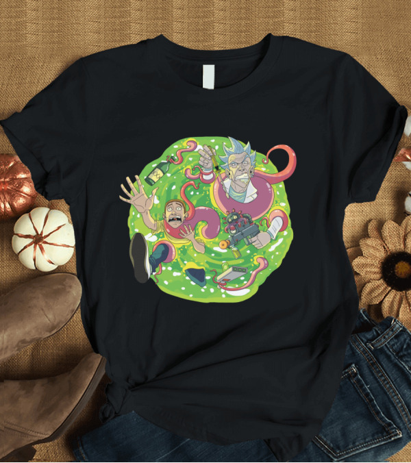 T-Shirt: Ricklease the Kraken Green Portal Cartoon Style Tentacles Adventure T-Shirt Ricklease the Kraken Green Portal Cartoon Style Tentacles Adventure T-Shirt