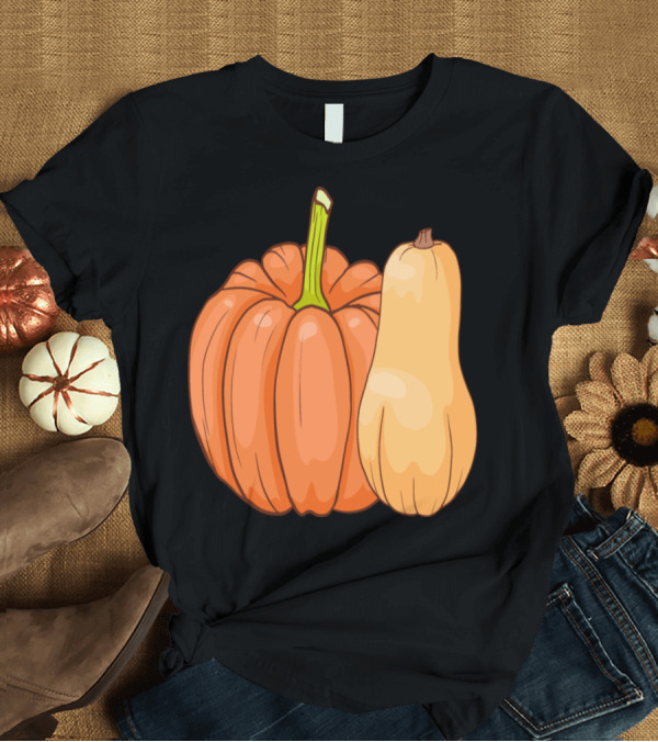 T-Shirt: Butternut Pumpkin Duo T-Shirt Butternut Pumpkin Duo T-Shirt