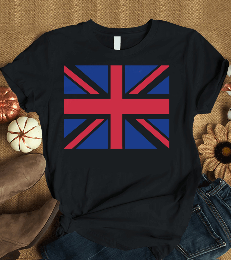 Union Jack British Flag Icon Symbol Representation United Kingdom T-Shirt