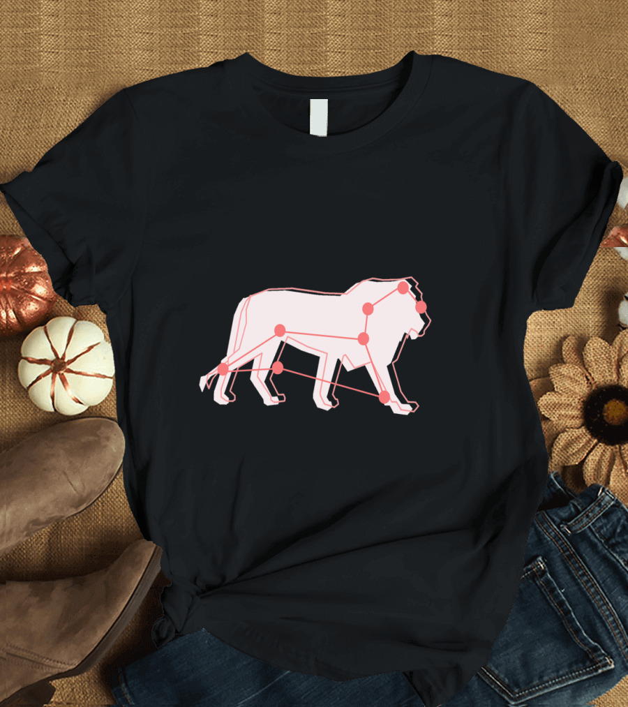 Leo Constellation Red Lion T-Shirt