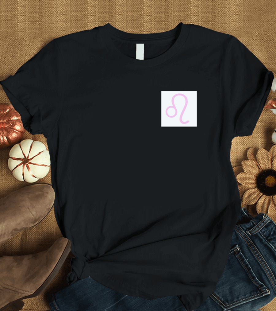 Baby Pink Leo Zodiac T-Shirt