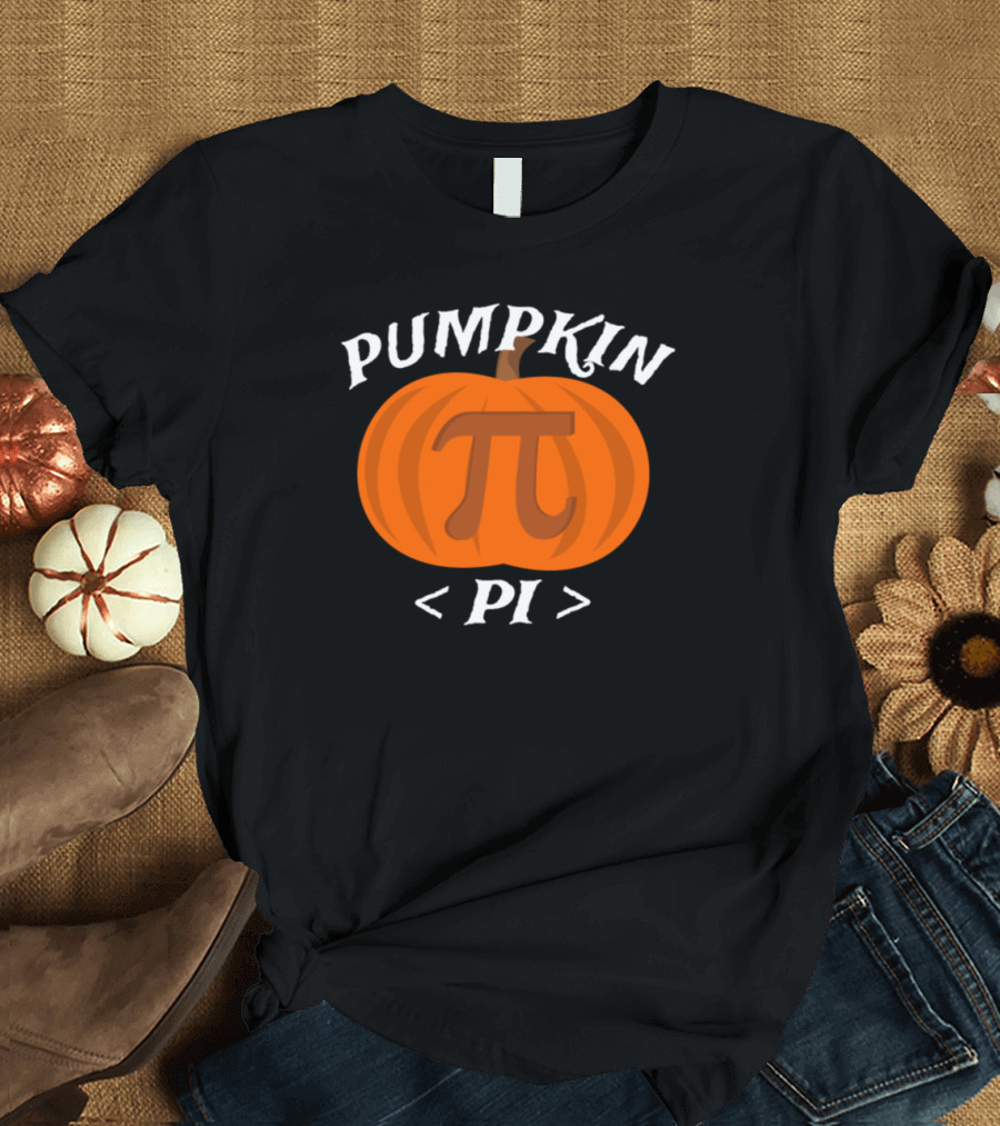 Pumpkin Pi Math Geometry Nerd Teacher Iconic T-Shirt