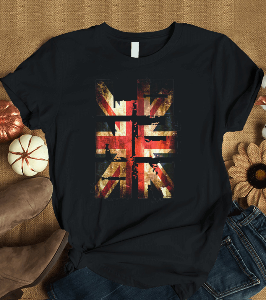 London Union Jack Distressed Flag T-Shirt