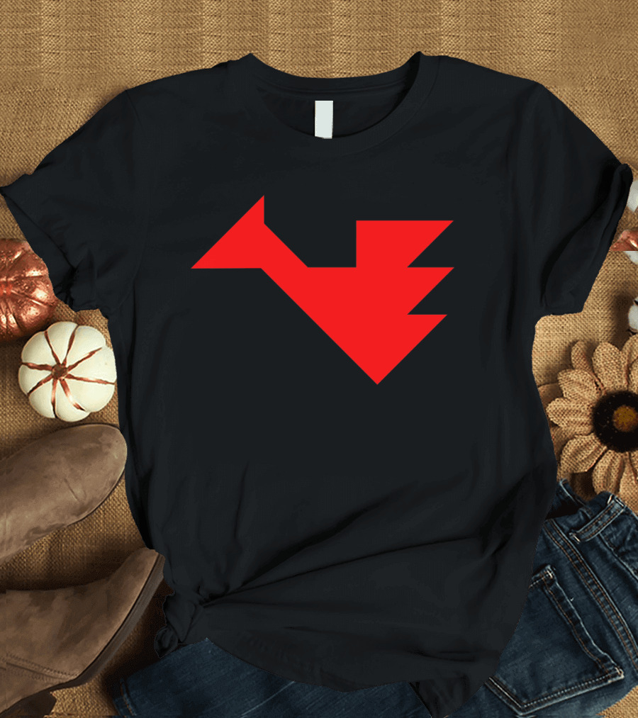 Red Dragon Tangram Puzzle T-Shirt