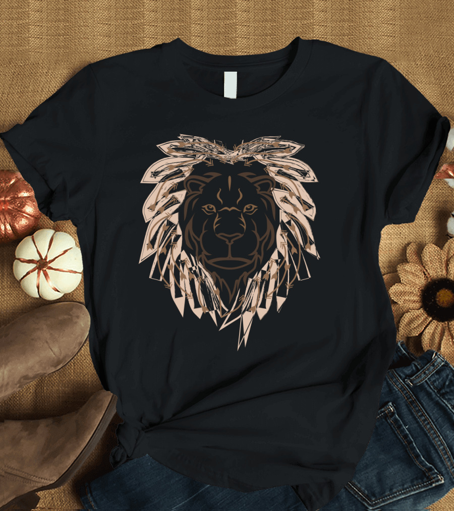 Lion Head with Arrow Mane T-Shirt