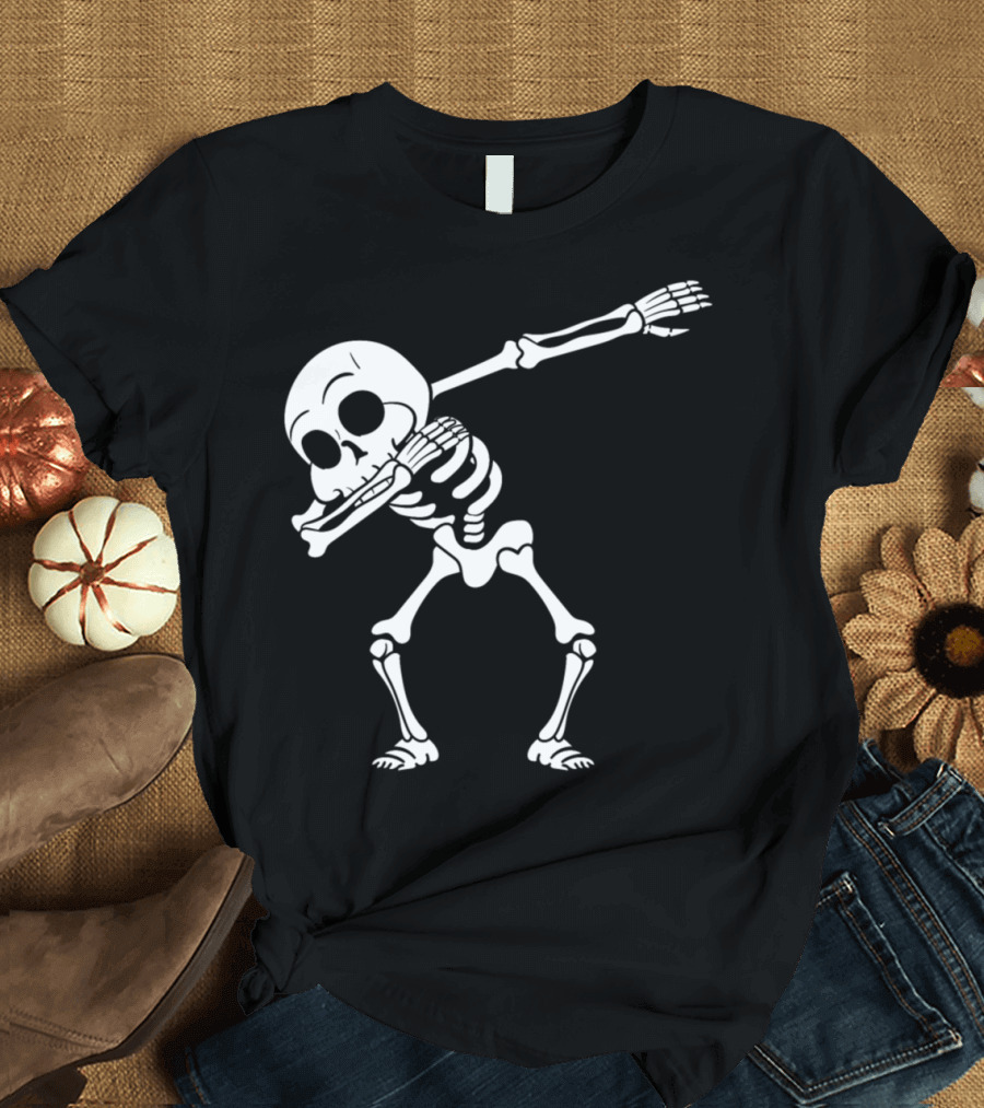 Skeleton Dabbing Dance Pose T-Shirt