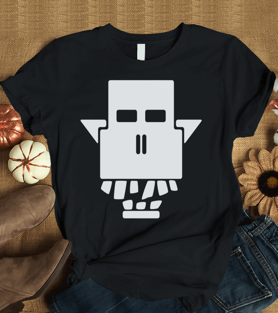 Ork Skull The Skeletons Rising Pixel Art Icon #19 T-Shirt