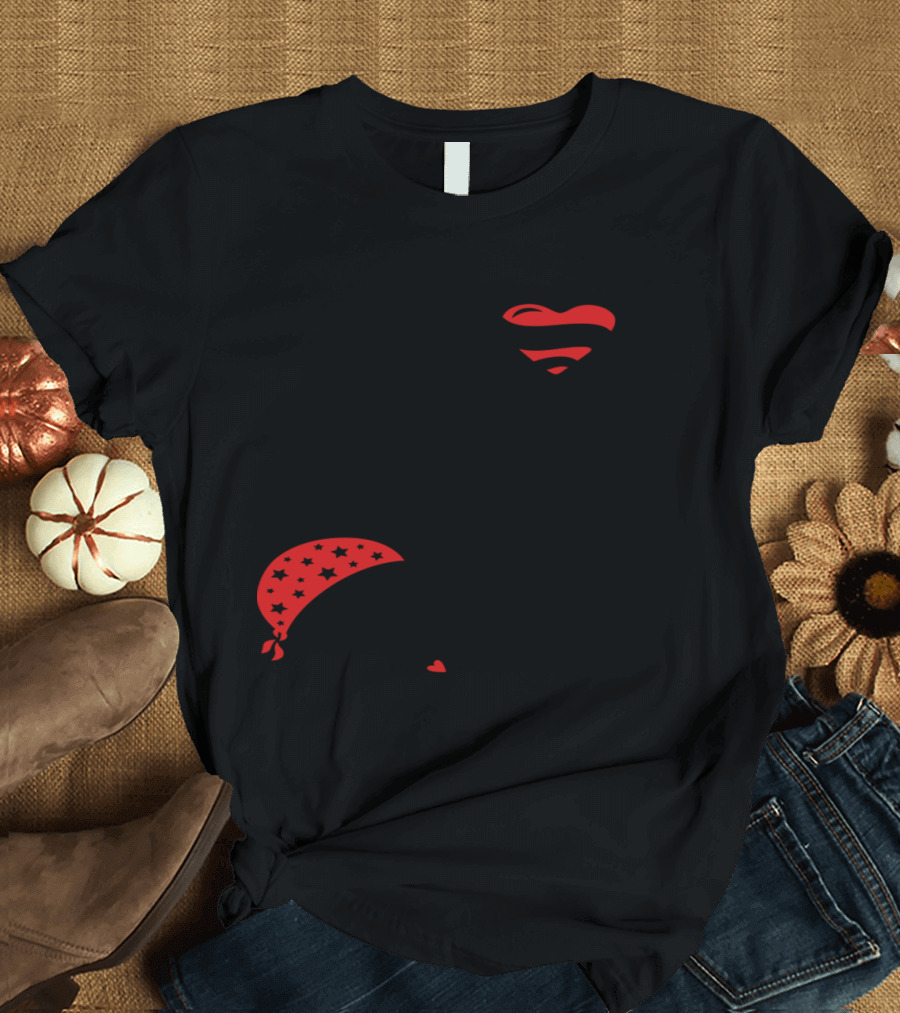 Tattoo Mama Skeleton Heart Mom Bandana Stars T-Shirt