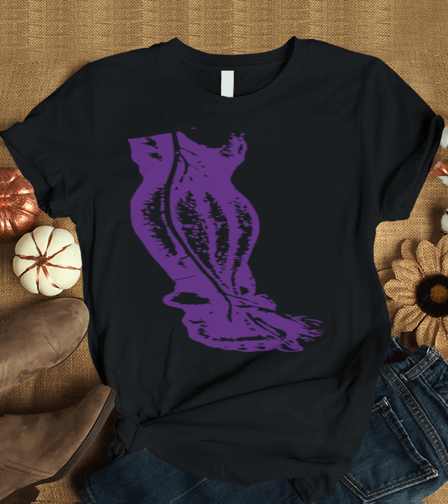 BodyEvents Purple Anatomical Muscle T-Shirt