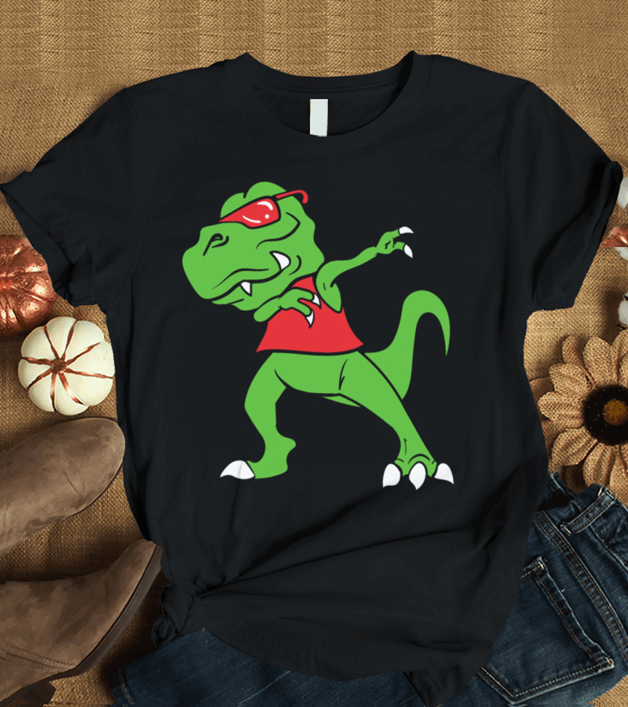 Dabbing T-Rex Dinosaur Dab Trex Tyrannosaurus Rex T-Shirt