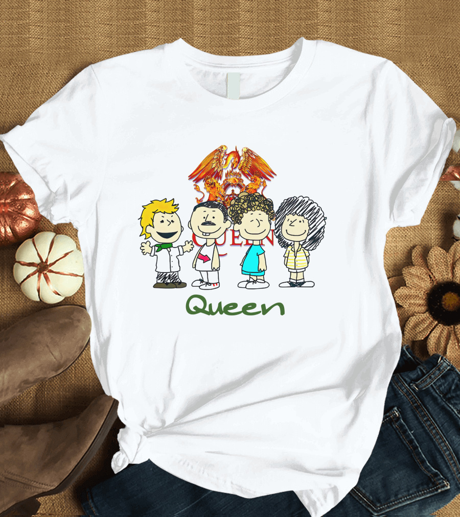 Queen Characters with Phoenix Crest T-Shirt