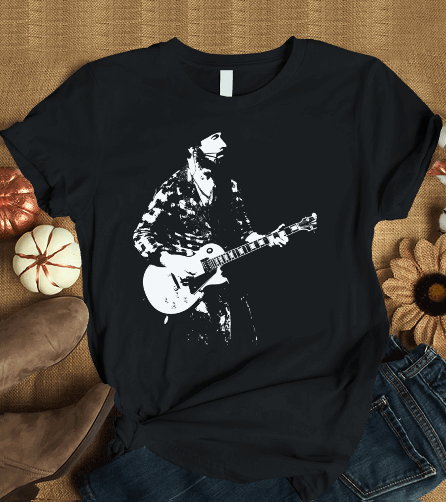 Mens Guitar Player Iconic Style Les Paul T-Shirt