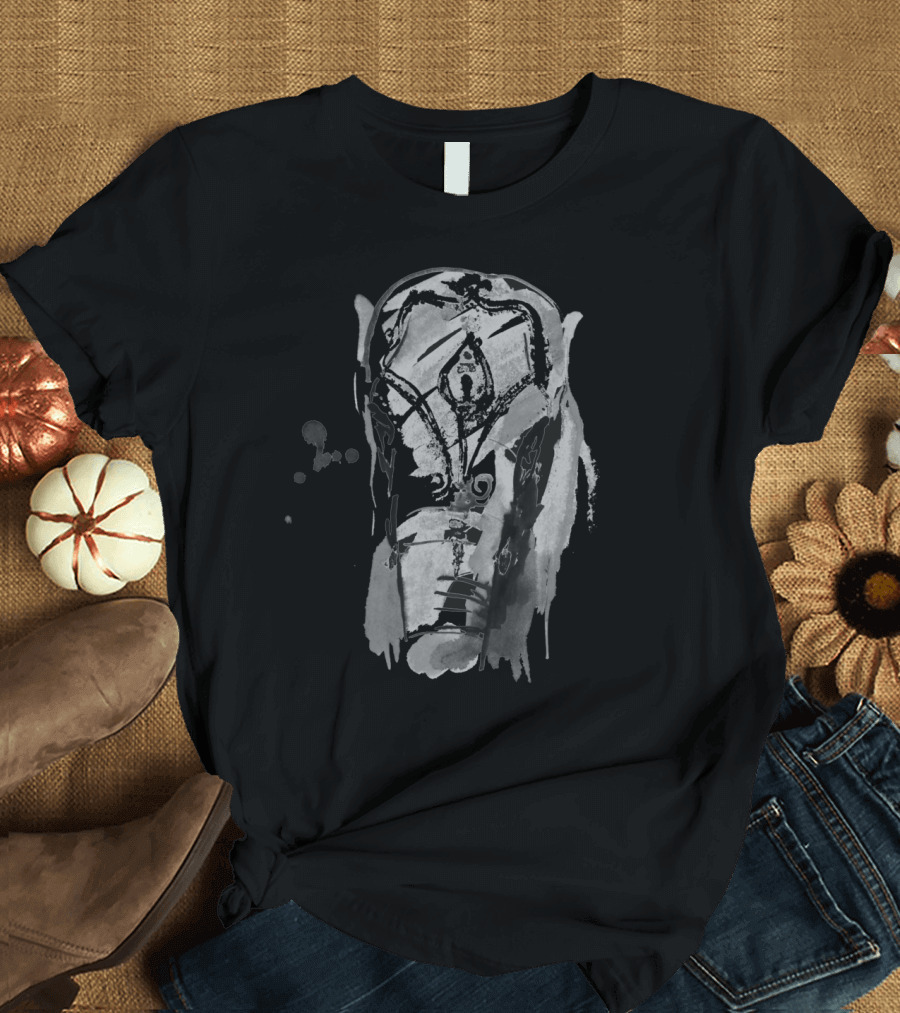 Elephant Asie Watercolor Ink T-Shirt
