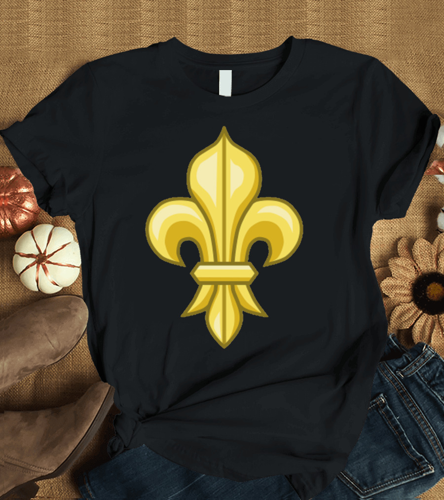 Golden Fleur de Lis French T-Shirt