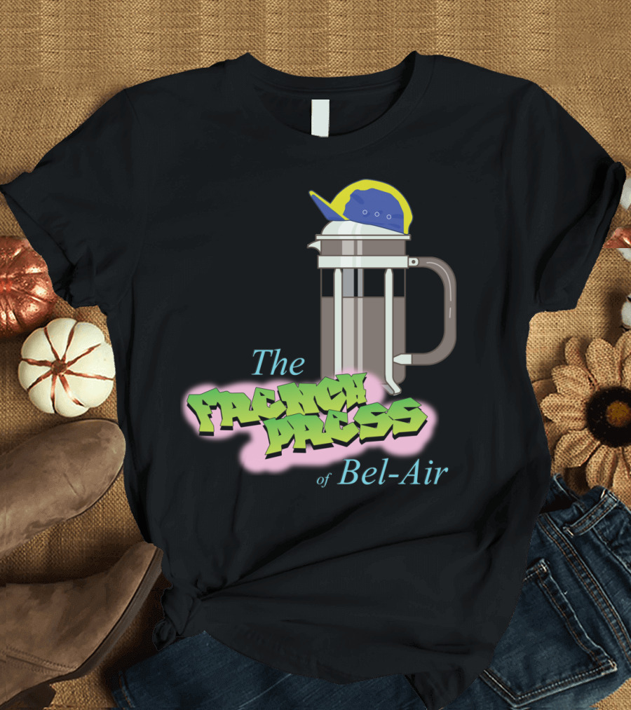 The Fresh Prince Style French Press of Bel-Air with Iconic Cap T-Shirt