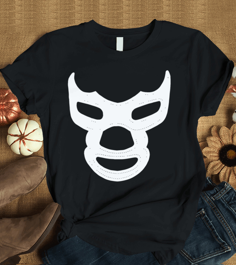 Blue Demon El Santo Mexican Lucha Libre Mask T-Shirt