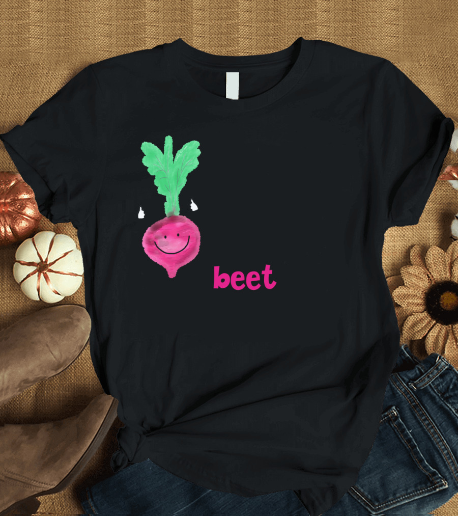 My Love for Veggies Is Unbeetable Punny Garden Beet T-Shirt