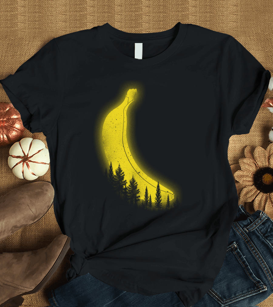 MOONana Banana Moonlit Forest Yellow Glow T-Shirt