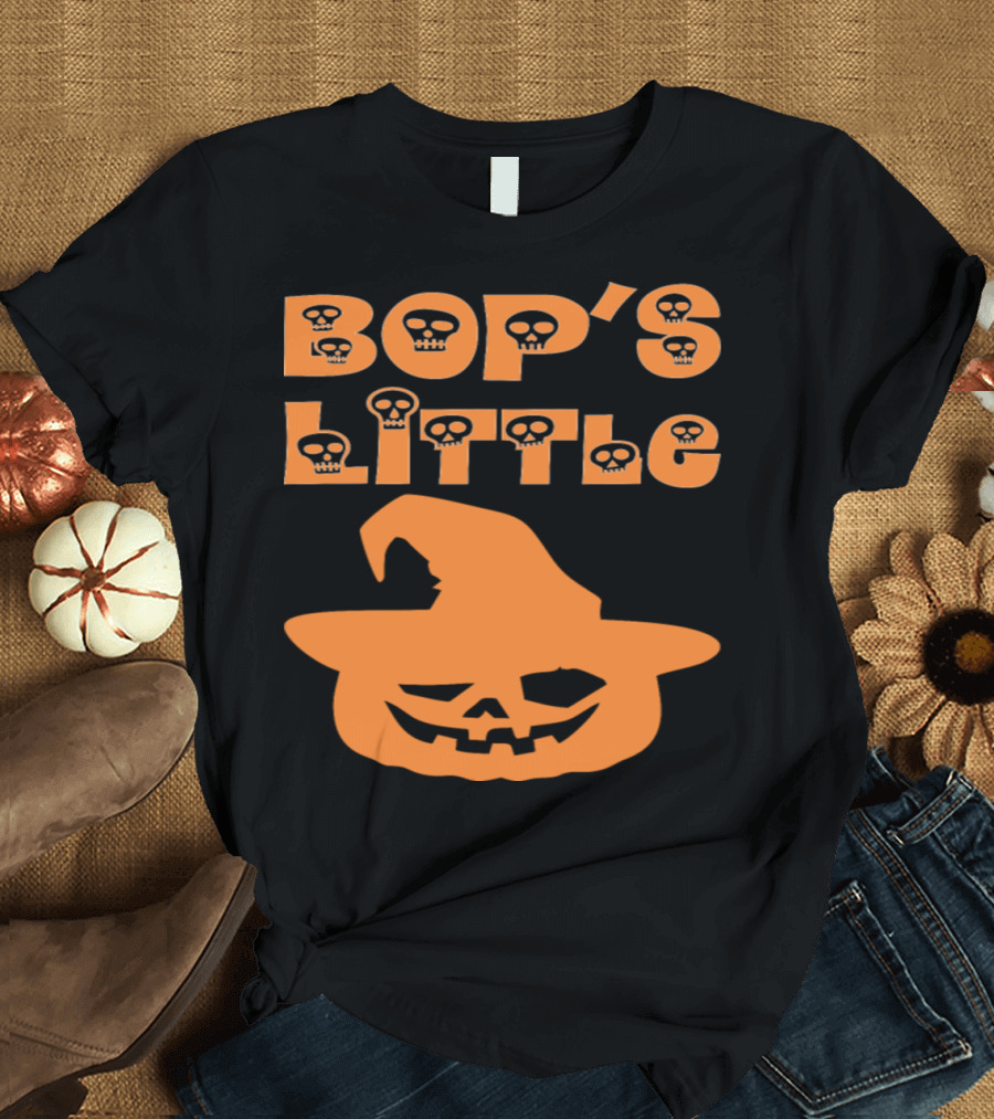 Bop's Little Pumpkin Skull Halloween Hat T-Shirt