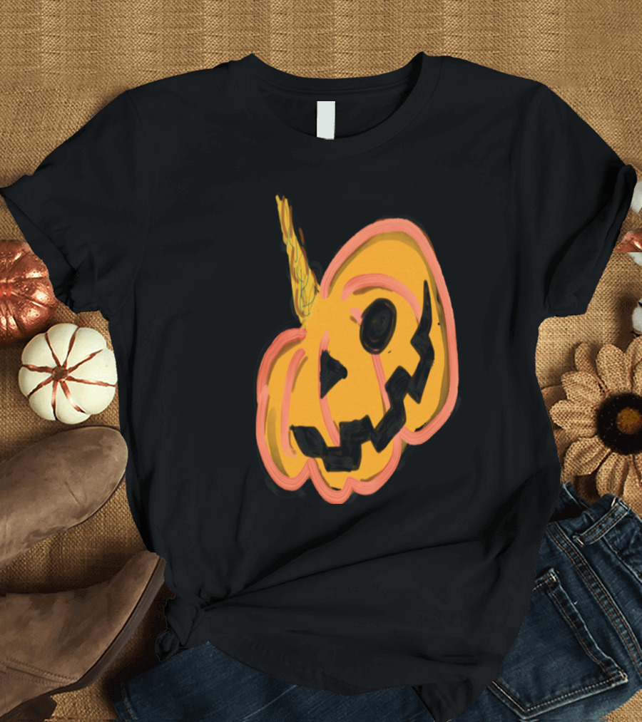Bob The Pumpkin Unicorn Halloween T-Shirt