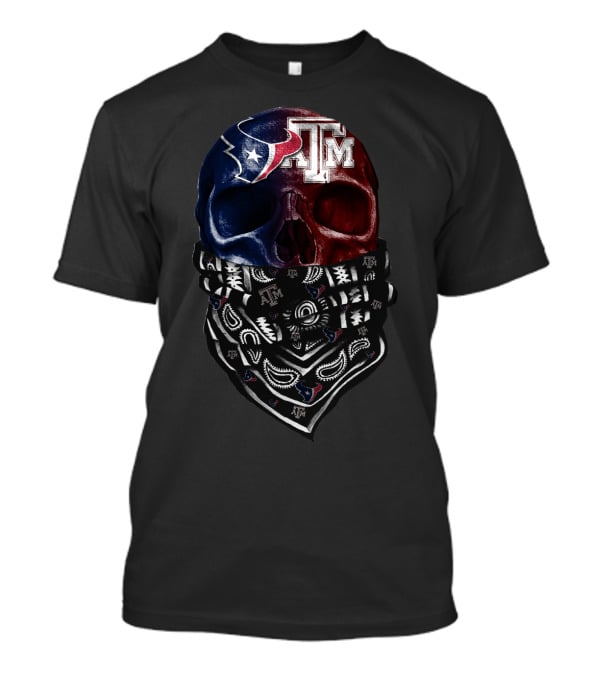 Texans Skull Bandana At M T-Shirt