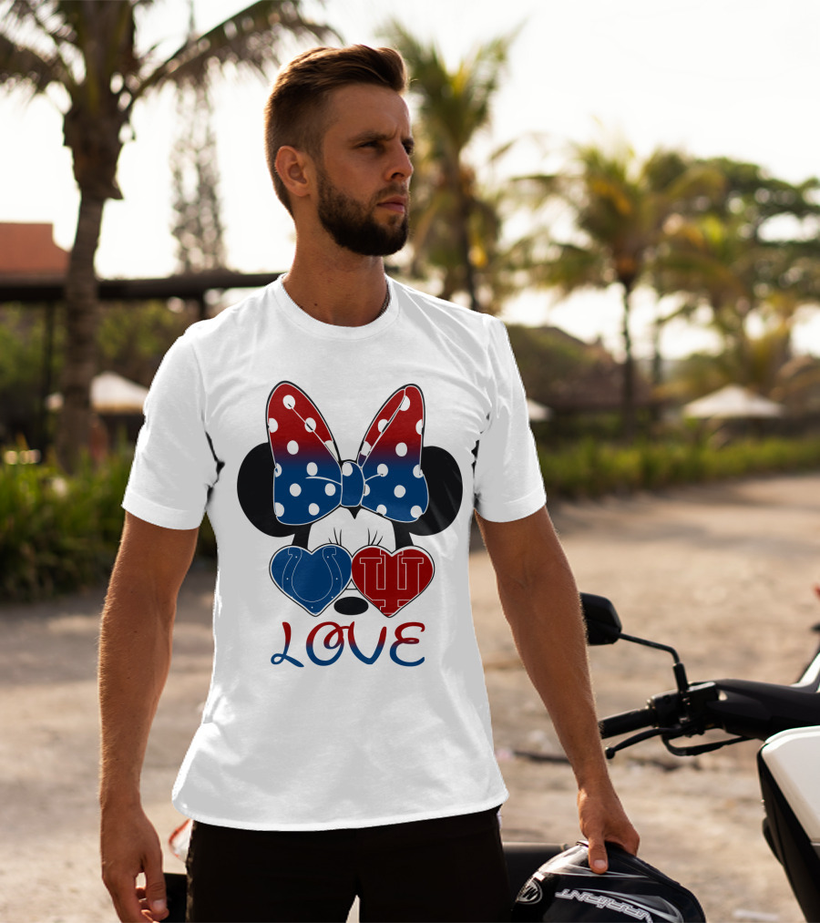 Love Minnie Colts Iu Hearts T-Shirt