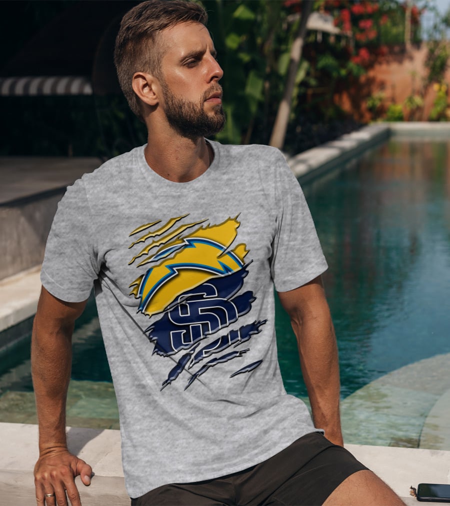 San Diego Chargers And Padres Rah 033 T-Shirt
