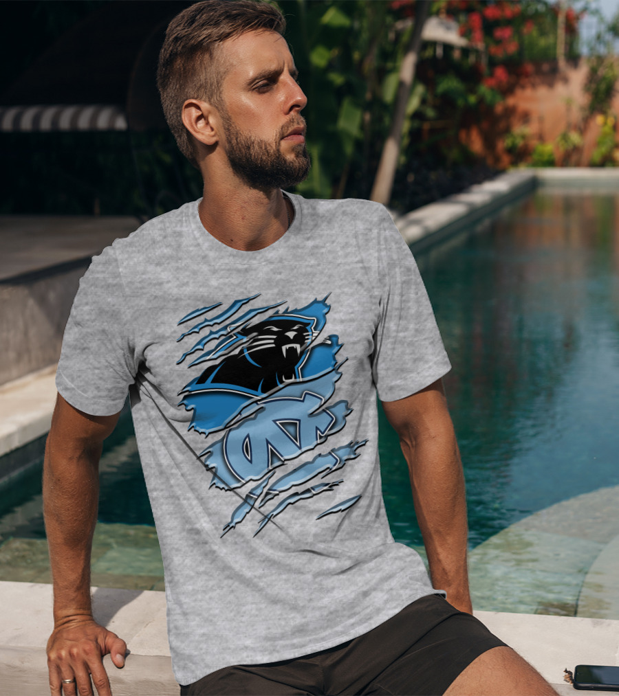 Carolina Panthers North Carolina Tar Heels Rah 087 T-Shirt