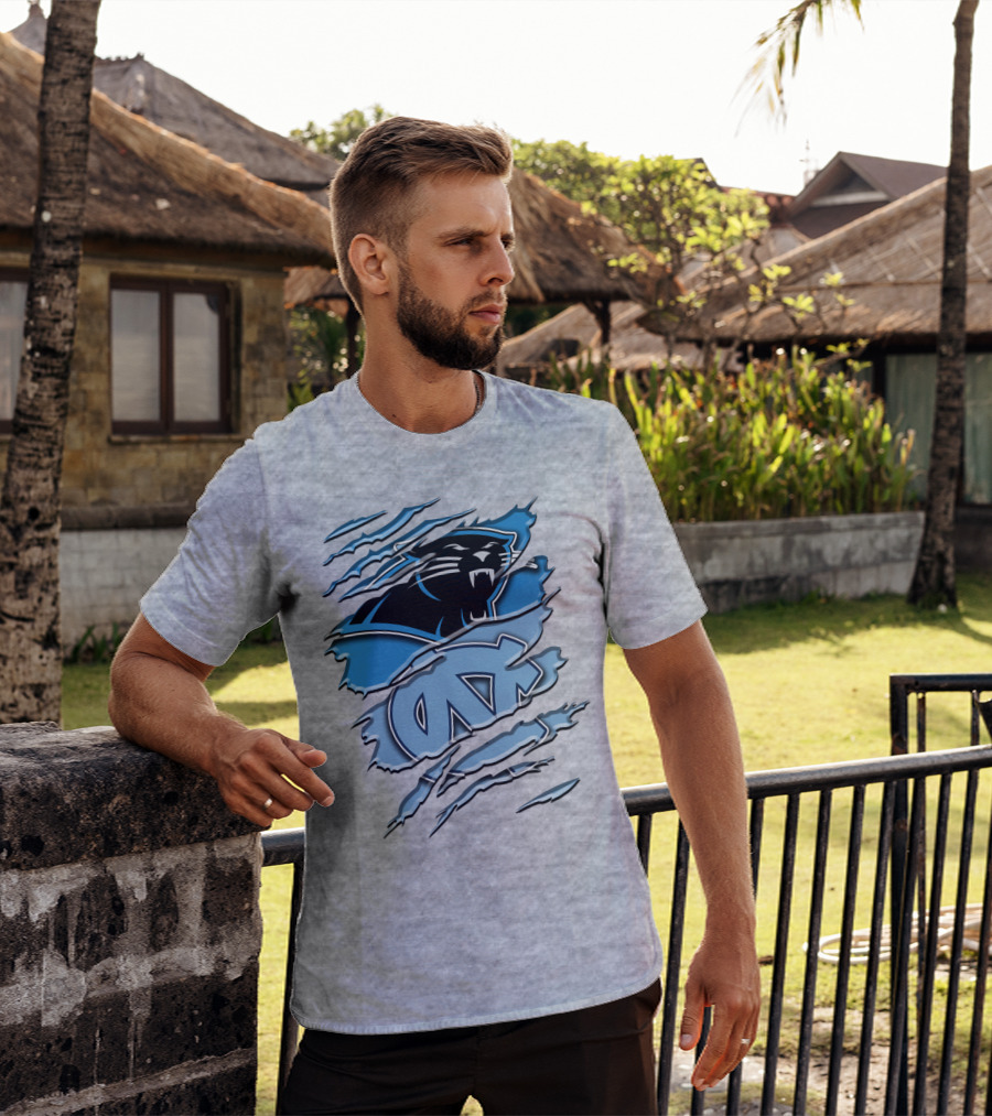 Carolina Panthers North Carolina Tar Heels Rah 087 T-Shirt