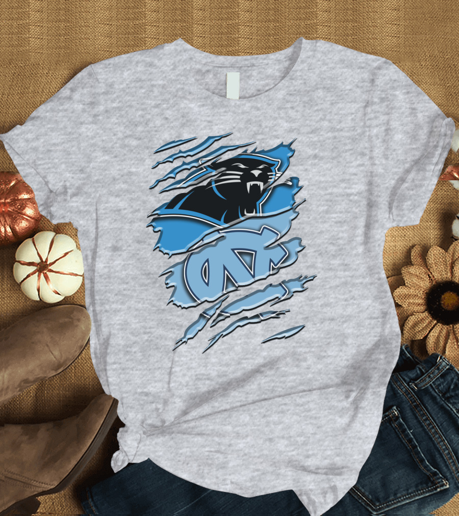 Carolina Panthers North Carolina Tar Heels Rah 087 T-Shirt