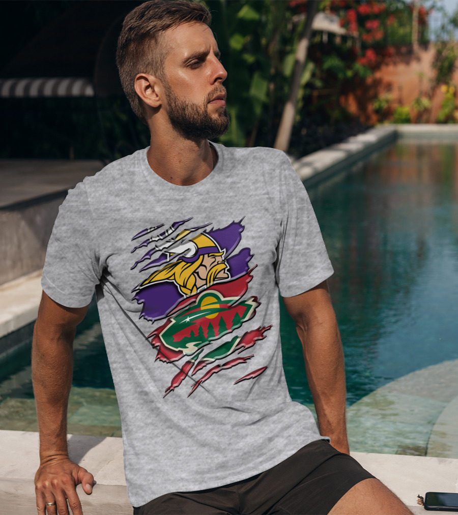 Minnesota Vikings Wild Crossover T-Shirt