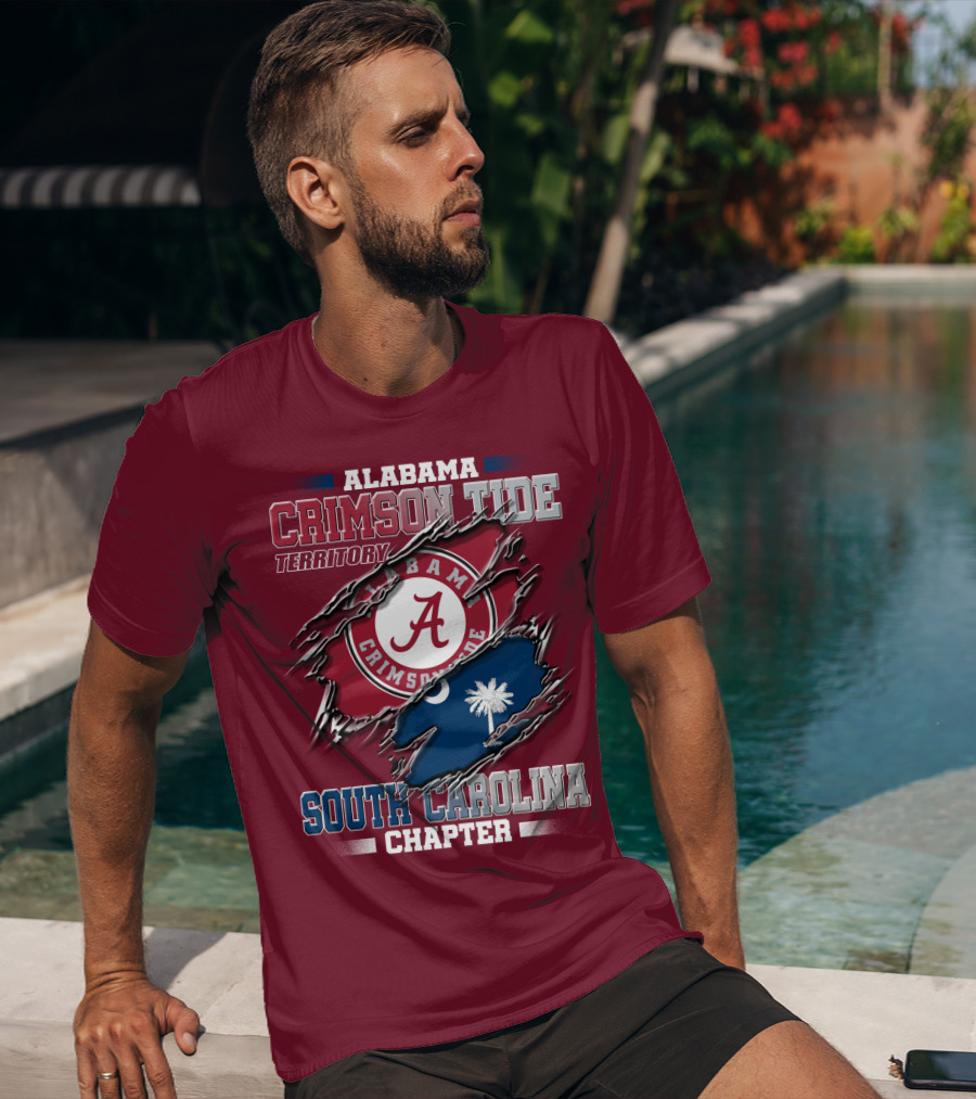 Alabama Crimson Tide Territory South Carolina Chapter T-Shirt