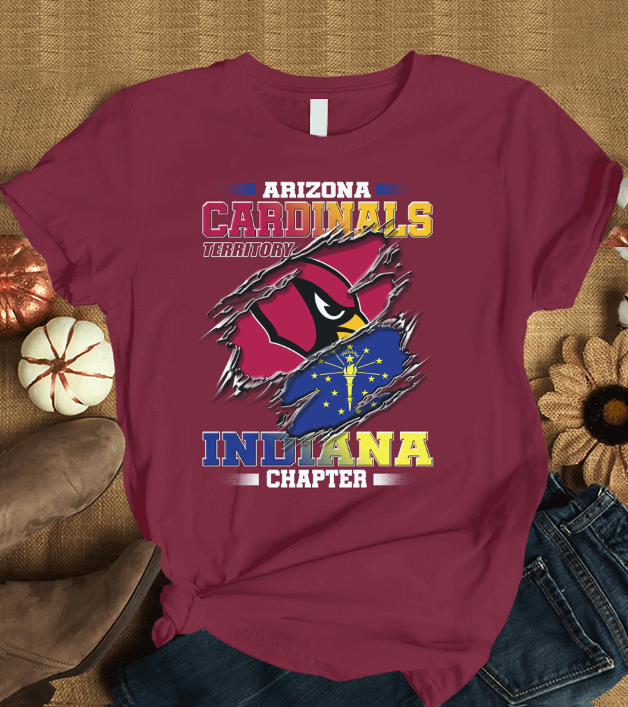 Arizona Cardinals Territory Indiana Chapter T-Shirt